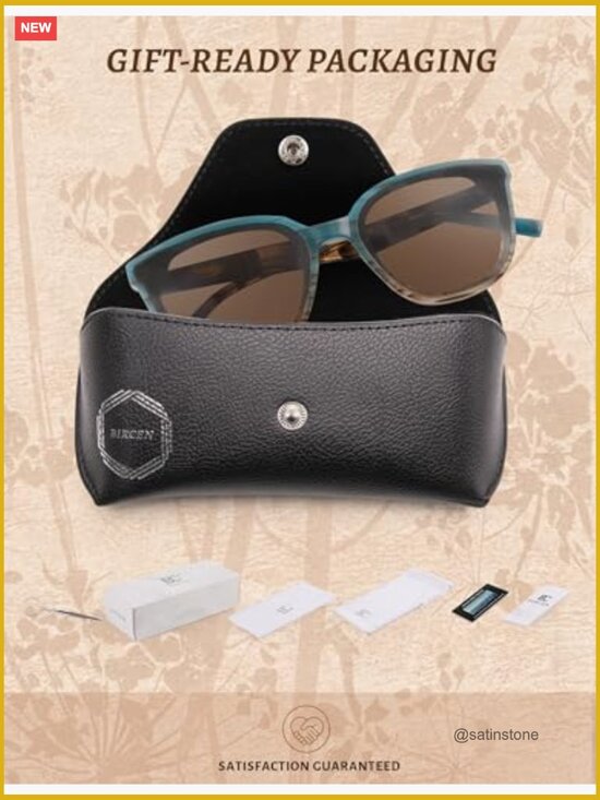 Polarized Cat-Eye Sunglasses with Nylon Lens UV Protection for Driving Travel